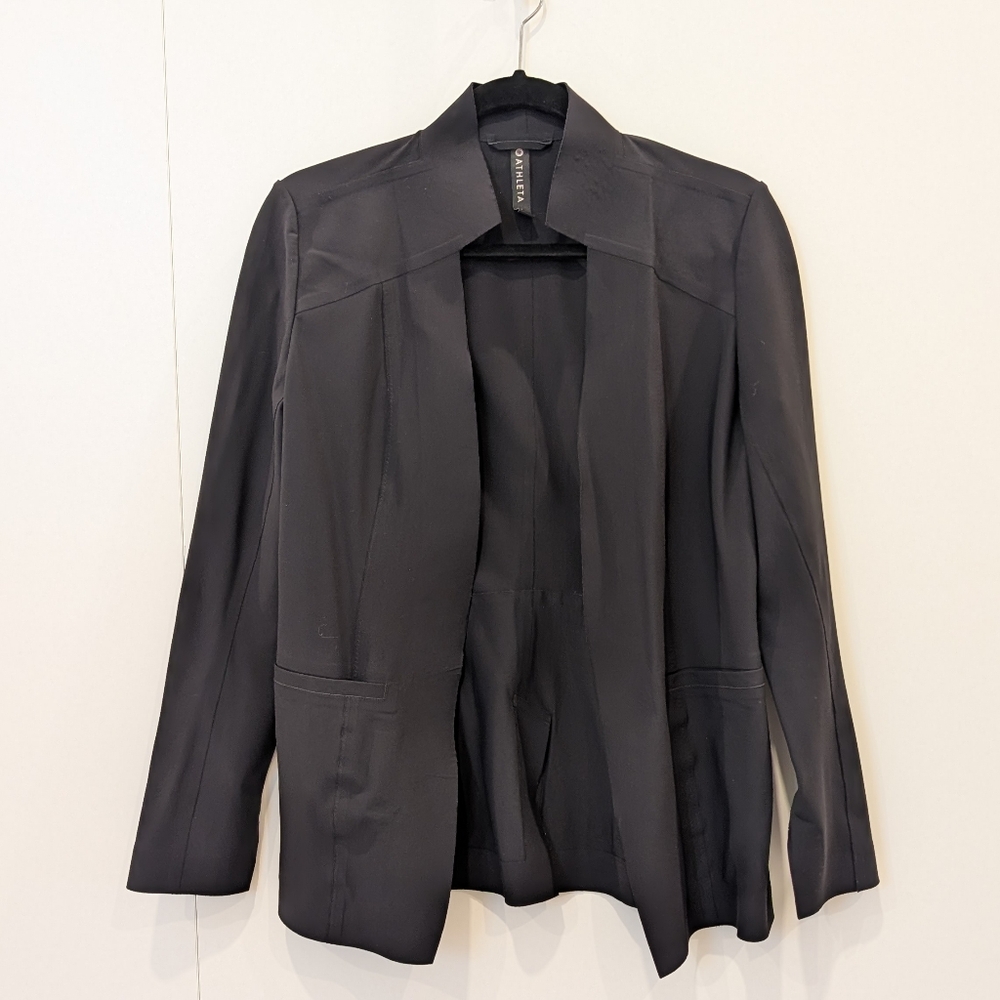Athleta Black Open-Front Women's Blazer